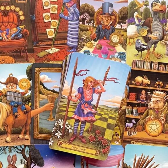 Tarot In Wonderland Tarot Card Deck 78 Cards NWT - Picture 3 of 5